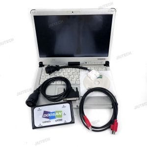 Quality CF53 laptop+Doosan Diagnostic Tool with 2024 Software Version for Excavator Heavy Industry Engine System SCR DPF DMS-5 DCUECUG2 for sale