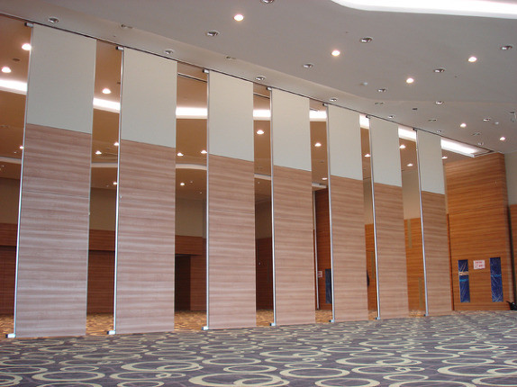 Hanging Wall Dividers Sliding Folding Moving Partition Walls For Conference Room