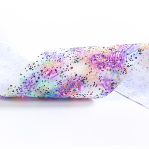 Fancy Personalized Wedding Ribbon , Smooth Surface Patterned Grosgrain Ribbon