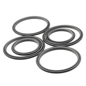 HBTS NBR Excavator Hydraulic Piston Seals PTFE Oil Resistant