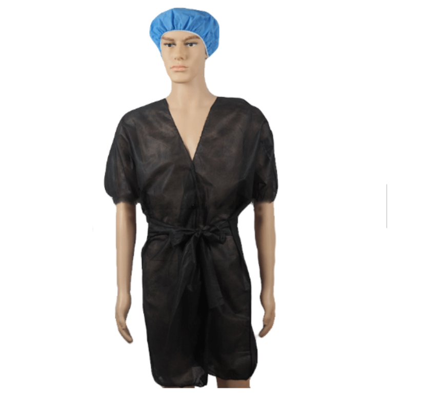 Pp Non Woven Disposable Kimono Gowns Anti pull for sauna wear