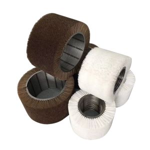 China Steel Plate Rust Removal And Deburring Steel Wire Brush Roller on sale