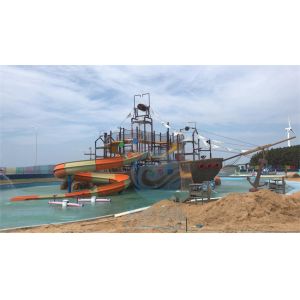 Fiberglass Aqua Park Slide