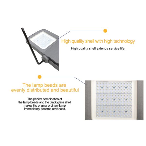 Precision Aluminium Diecasting Led Flood Light Stable Structure Good Heat Dissipation