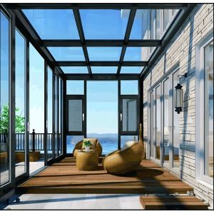 Modern Aluminum Sunroom with Thermal Break Technology