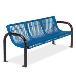 Wearproof SGS Certificate Metal Lawn Benches