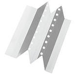 Silver Sharp Angle SMT Double Splice Tape For FUJI Machine M27 Series