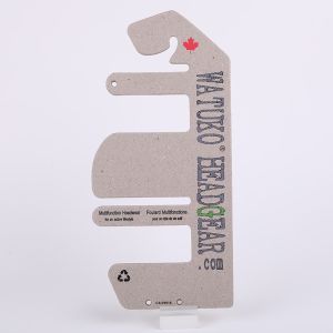 FSC Biodegradable Cardboard Shawl Hanger Paper Scarves Hangers Multifunction