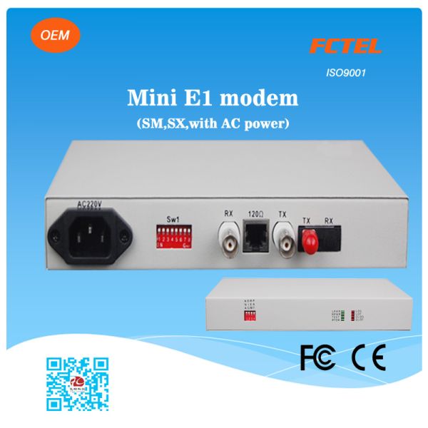 G.703 Low Consumption Fiber Optic Modem Dip Switch