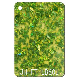 Transparent Chunky Glitter Acrylic Sheets Plexiglass Plastic Sheet Two Sides