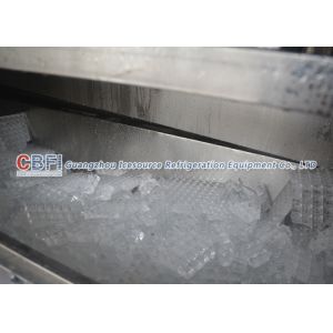 Compressor Ice Cube Machine / Industrial Ice Machines Energy Saving