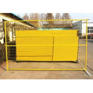 6" X 9.5" Temporary Site Fencing Powder Coated Canada Standard Construction