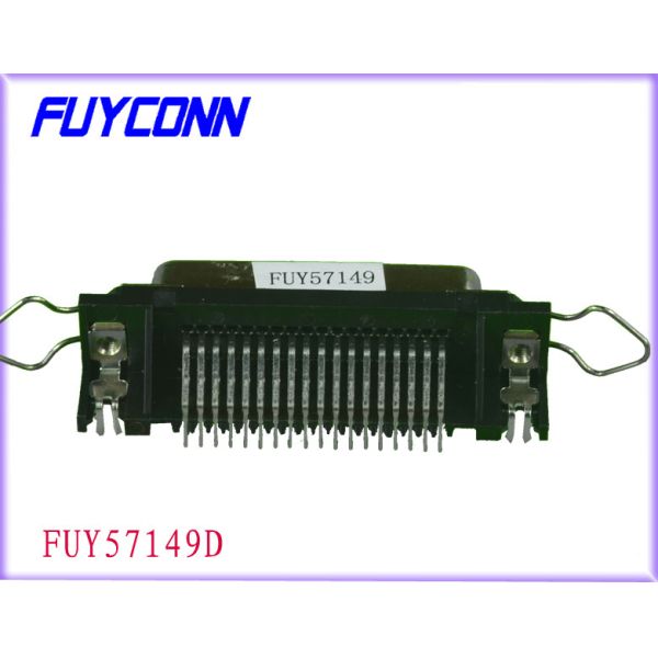 2.16mm Pitch 36 pin configurations R/A PCB Dip Type IEEE 1284 Connetor with