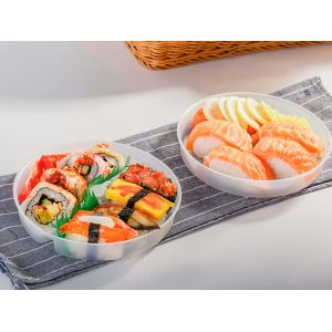 11 Inch Disposable Divided Plastic Plates Multiple Style Availability Can