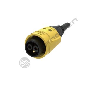 IP65 Quick Plug Output Push-pull Self-locking Yellow Industrial Female Male Plug