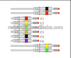 15 Pin Nihon Kohden TPU 10 Lead EKG Cable Clip