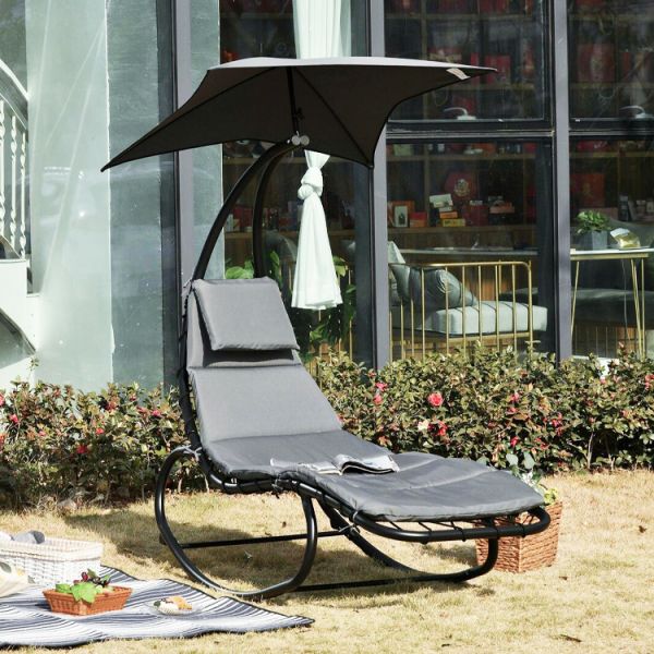 Outdoor Beach Balcony Patio Garden Rattan Hanging Swing with Customized Logo Design