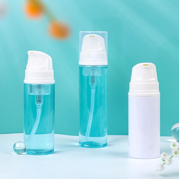 Buy Plastic Foam Pump Bottle for Cosmetics with Screw Cap at wholesale prices