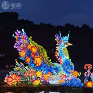 New Year Celebrations Outdoor Swan Lantern Traditional 400CM