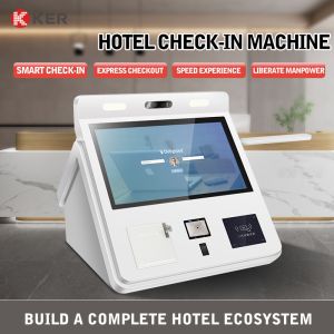 Digital Touch Screen Document Printing Hotel Terminal Multifunction Self Service