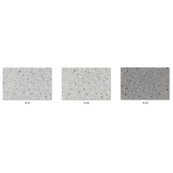 2m 79" Relle Relle Flooring PVC Terrazzo Grey Vinyl Sheet Flooring