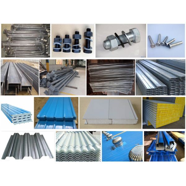 Corrosion Resistance Flexible Steel Workshop Buildings Simple Remodeling