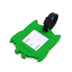 Custom Silicone Luggage Tag With Name ID Card Perfect to Quickly Spot Luggage