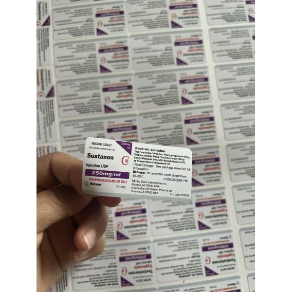 Buy Sus 250 Injection  Steroide Vial  Custom Labels For Bottles at wholesale prices