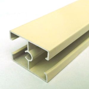 OEM Drawing Beige T3 T8 Aluminum Window Profiles