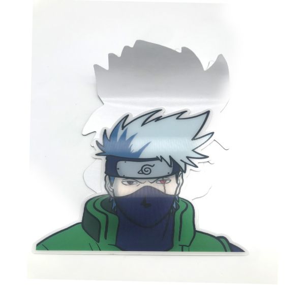 Manga Waterproof Cartoon Changing Flips Decals Lenticular 3D Anime Motion Stickers for Car Laptop Suitcase