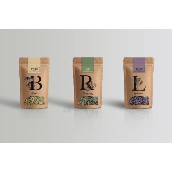 Buy Kraft 500g 1kg Stand Up Pouches Moisture Proof Laminated Material at wholesale prices