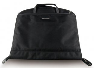 Foldable Business Garment Suit Cover Black Polyester Garment Bag Personalized
