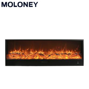 60inch 1500mm Fake Flame Electric Fireplace 5 Levels Brightness Adjustable