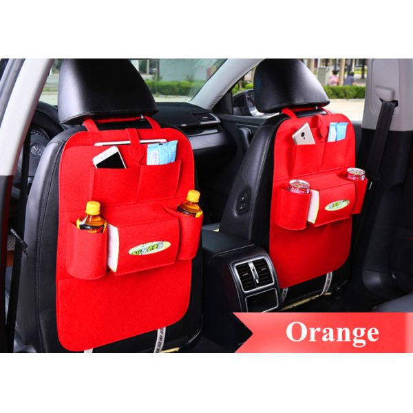 Buy Multi Color Car Seat Back Storage Bag Using Eco Friendly Felt Material at wholesale prices