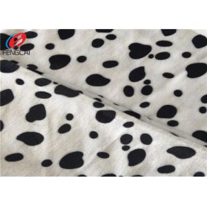 Animal Printed Warp Knitting Polyester Velvet Fabric Brushed Velboa Fabric