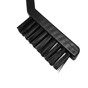Black Nylon Fiber ESD Antistatic Brushes For Industrial