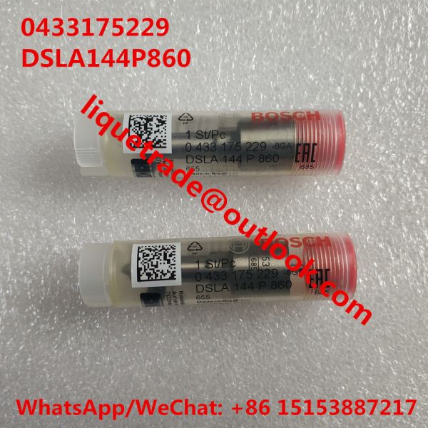 BOSCH fuel injector nozzle 0433175229, DSLA144P860, 0 433 175 229, DSLA 144 P