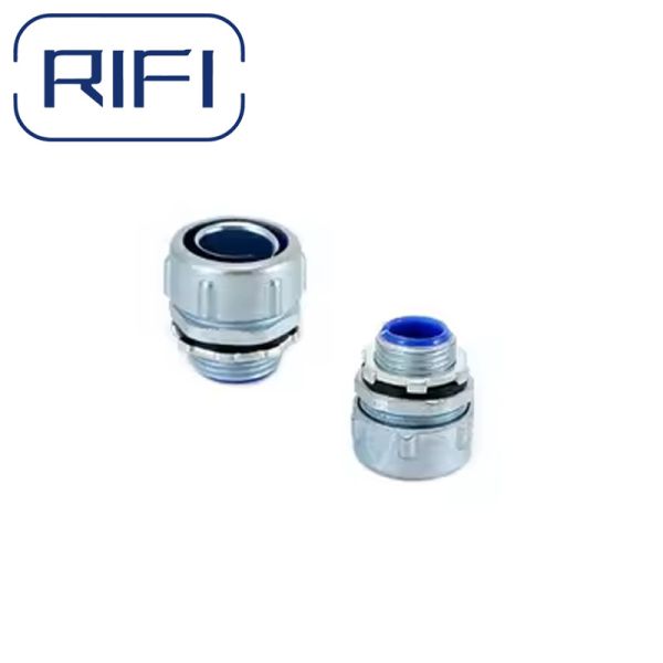 1/2"-4" Flex Conduit To Box DPJ Type to BoxMale Connector Zinc Die Cast For Wiring