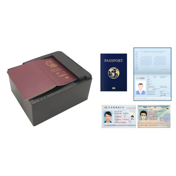 MEPR500 Kiosk Passport Scanner Document Reader ID Card Reader OCR/MRZ for Hotel Airport Customs Bank Embassy