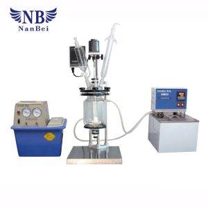 Heater / Chiller Optional Type Chemical Jacketed Glass Reactor