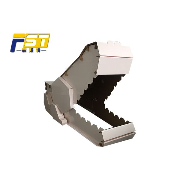 Buy Glossy lamination Corrugated Paper Furniture Display With Animals Custom Structure at wholesale prices