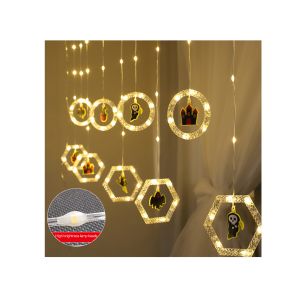 Hanging LED Christmas Decoration Suction Lights Window Decorative