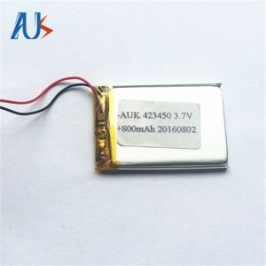 OEM Rechargeable Li Ion Battery 3.7v 800mah 423450 Customize