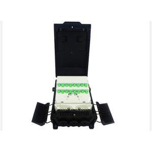 Ftth SC APC 16 Cores Optical Termination Box PP Material Good Mechanical