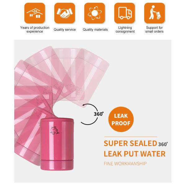 Double Wall Vacuum Insulated Stainless Steel BPA Free Food Flask Thermos Lunch food Jar