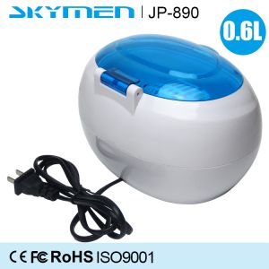 Digital Timer Jewelry Ultrasonic Cleaning Machine , Ultrasonic Bath Cleaner 0.6L