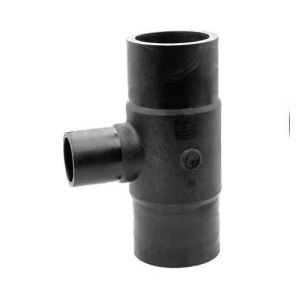 Quality DN63-DN315 MDPE Spigot Reducer Tee PE Fusion Fittings for sale