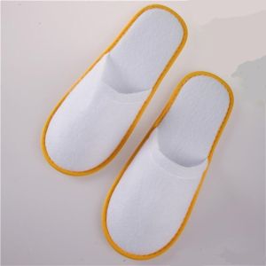 Surgical Anti Slip Coral Fleece Disposable Hotel Slippers