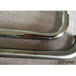 Stainless Steel Tube Polishing Machines , Curved Pipe Polishing Machine