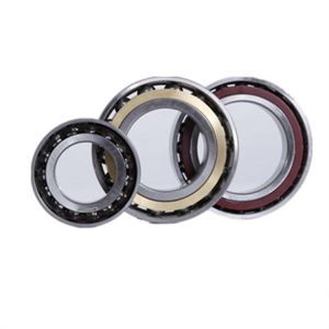 Single Row Steel Cage Angular Contact Ball Bearing For Vacuum Priming Pump